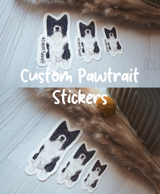 Custom Pawtrait Stickers