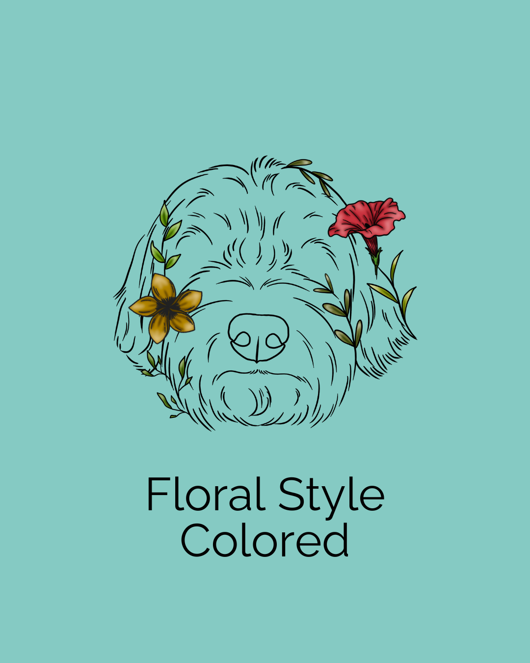 Floral Colored Style (digital only)