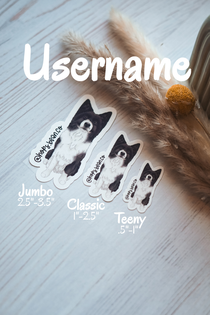 Custom Pawtrait Stickers