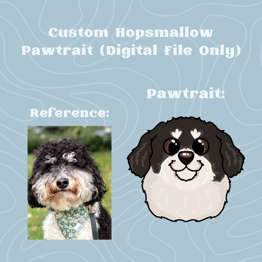 Custom Hopsmallow Pawtrait (digital)