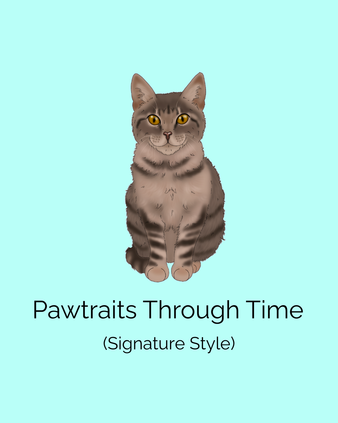 Pawtraits Through Time - (Signature Style) - (digital only)
