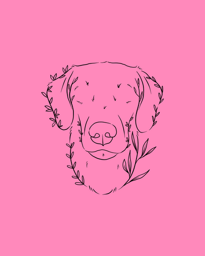 Floral Style Non-Colored (digital only)