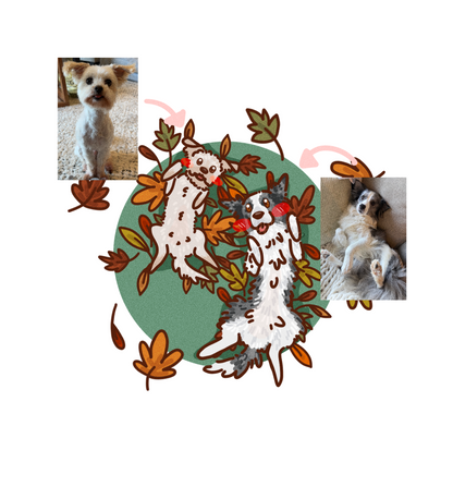 YPH - Leaf Pile Cuties (digital only)