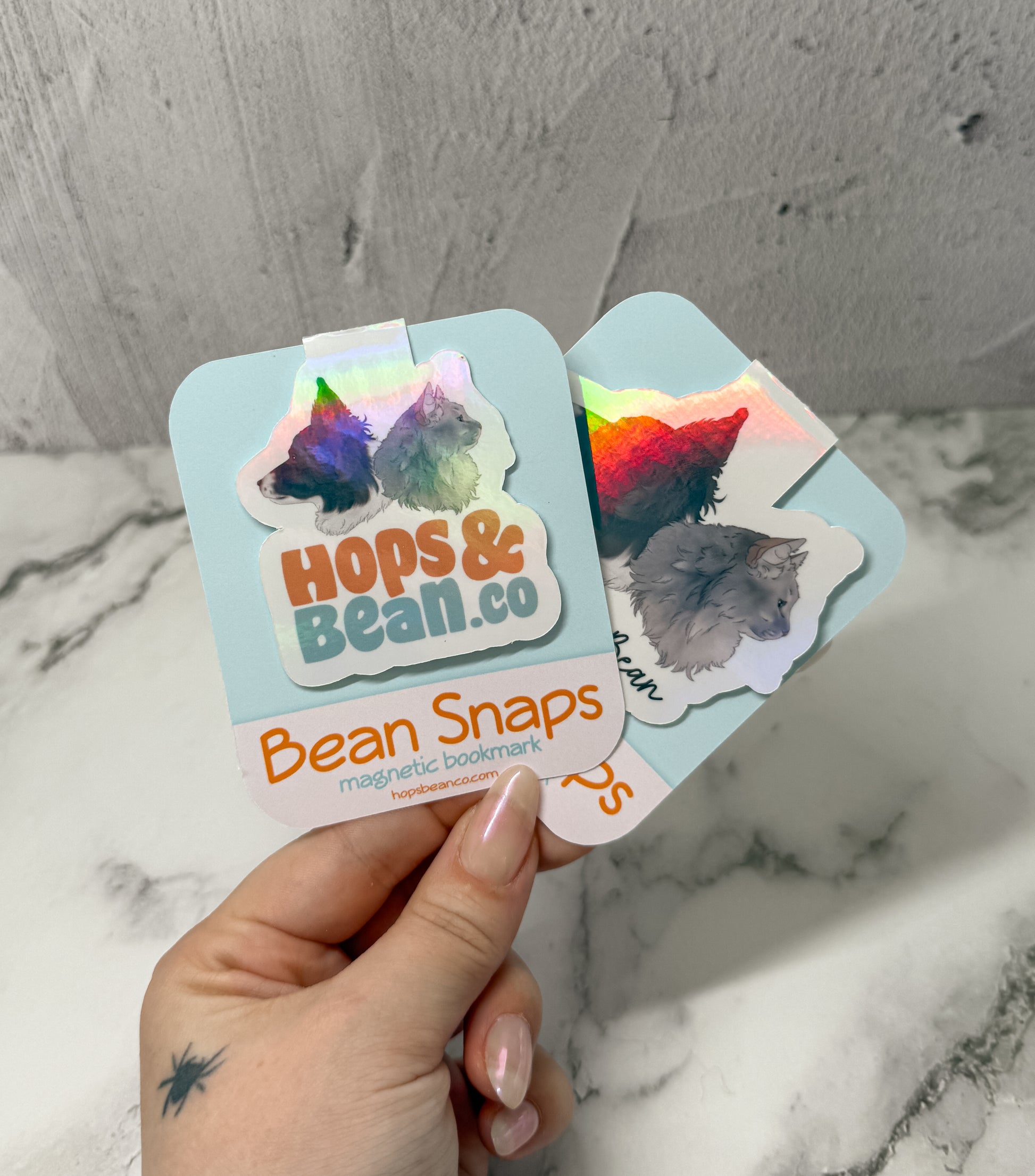 Bean Snaps (magnetic bookmark)