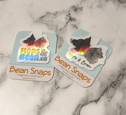 Bean Snaps (magnetic bookmark)