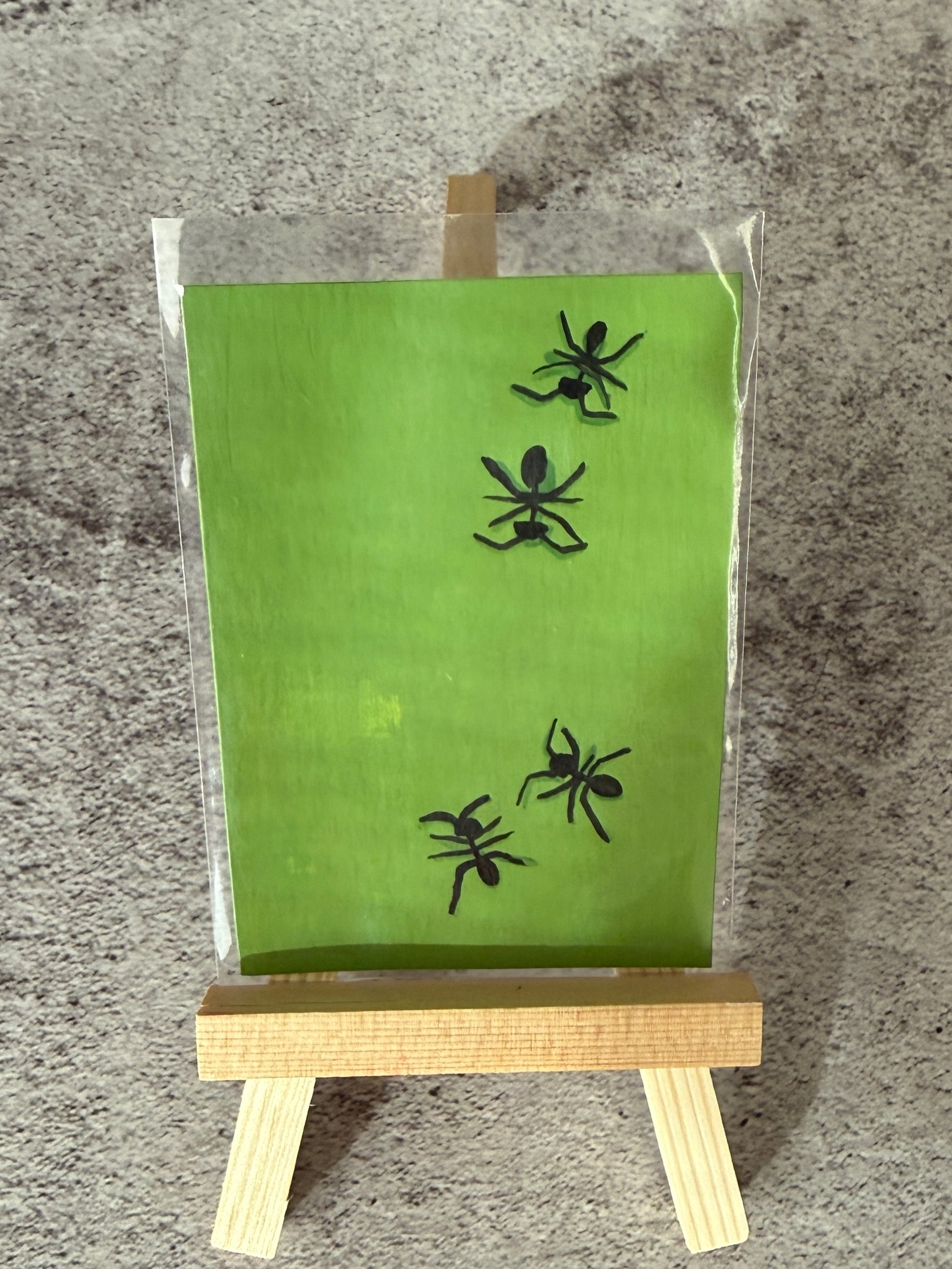ACEO Original Mini Art "Ants 2” 2.5x3.5 // nature // insect // outdoors // ants //