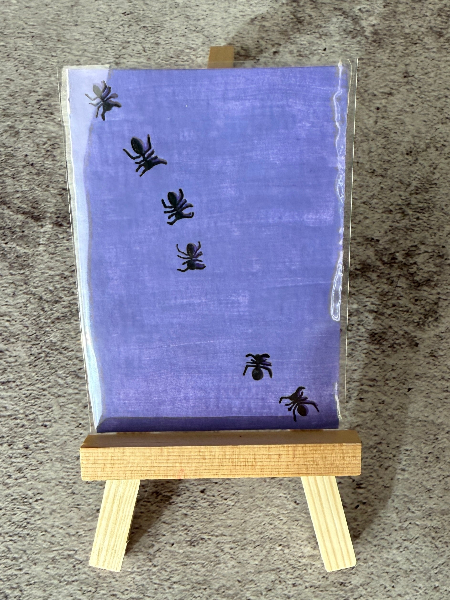 ACEO Original Mini Art "Ants 3” 2.5x3.5 // nature // insect // outdoors // ants //