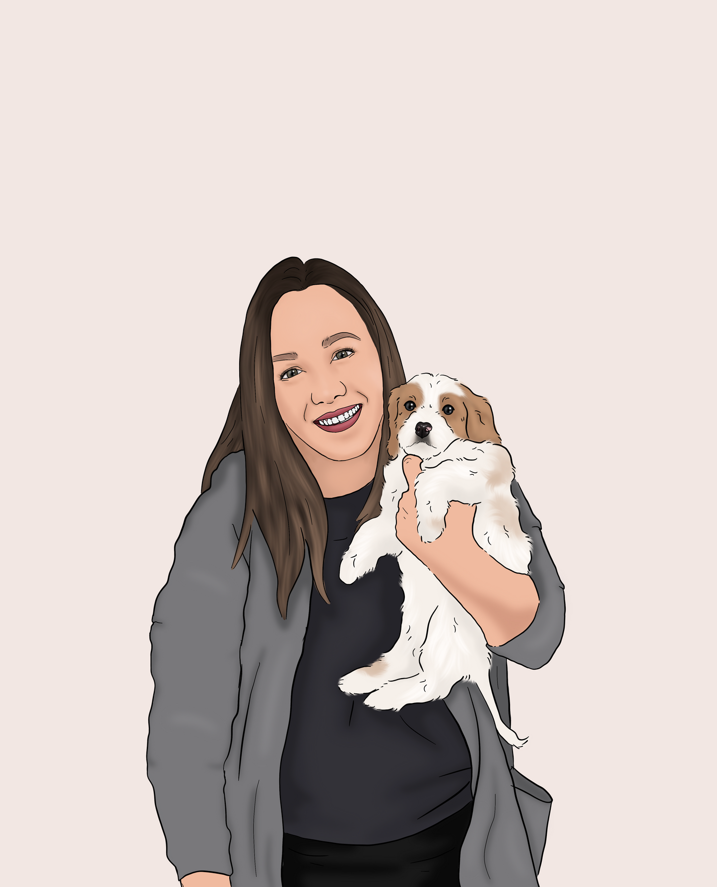 Custom Cartoon Pawtrait (digital)