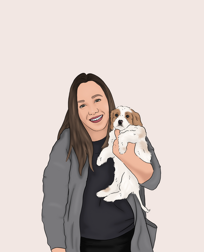 Custom Cartoon Pawtrait (digital)