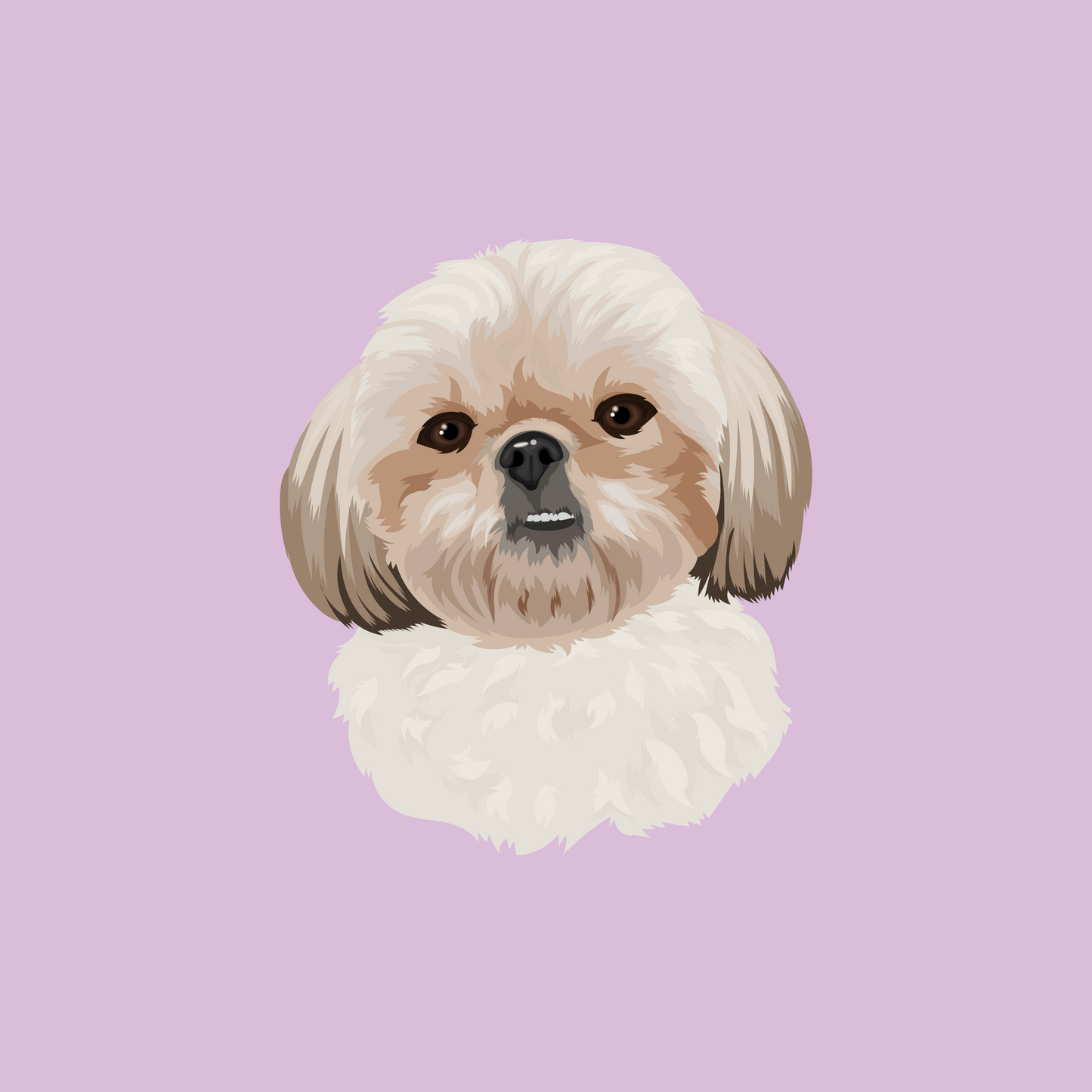 Custom Vector Pawtrait (Head/Bust) (digital)