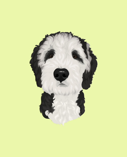 Custom Vector Pawtrait (Head/Bust) (digital)