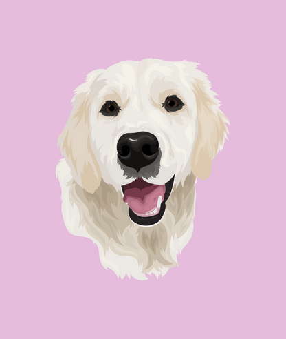 Custom Vector Pawtrait (Head/Bust) (digital)