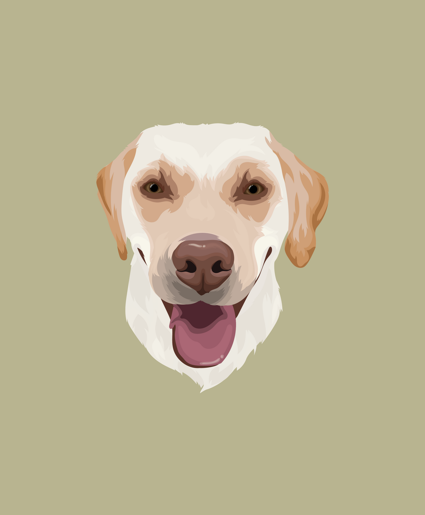 Custom Vector Pawtrait (Head/Bust) (digital)