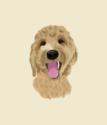 Custom Vector Pawtrait (Head/Bust) (digital)