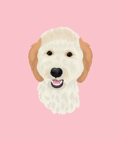 Custom Vector Pawtrait (Head/Bust) (digital)