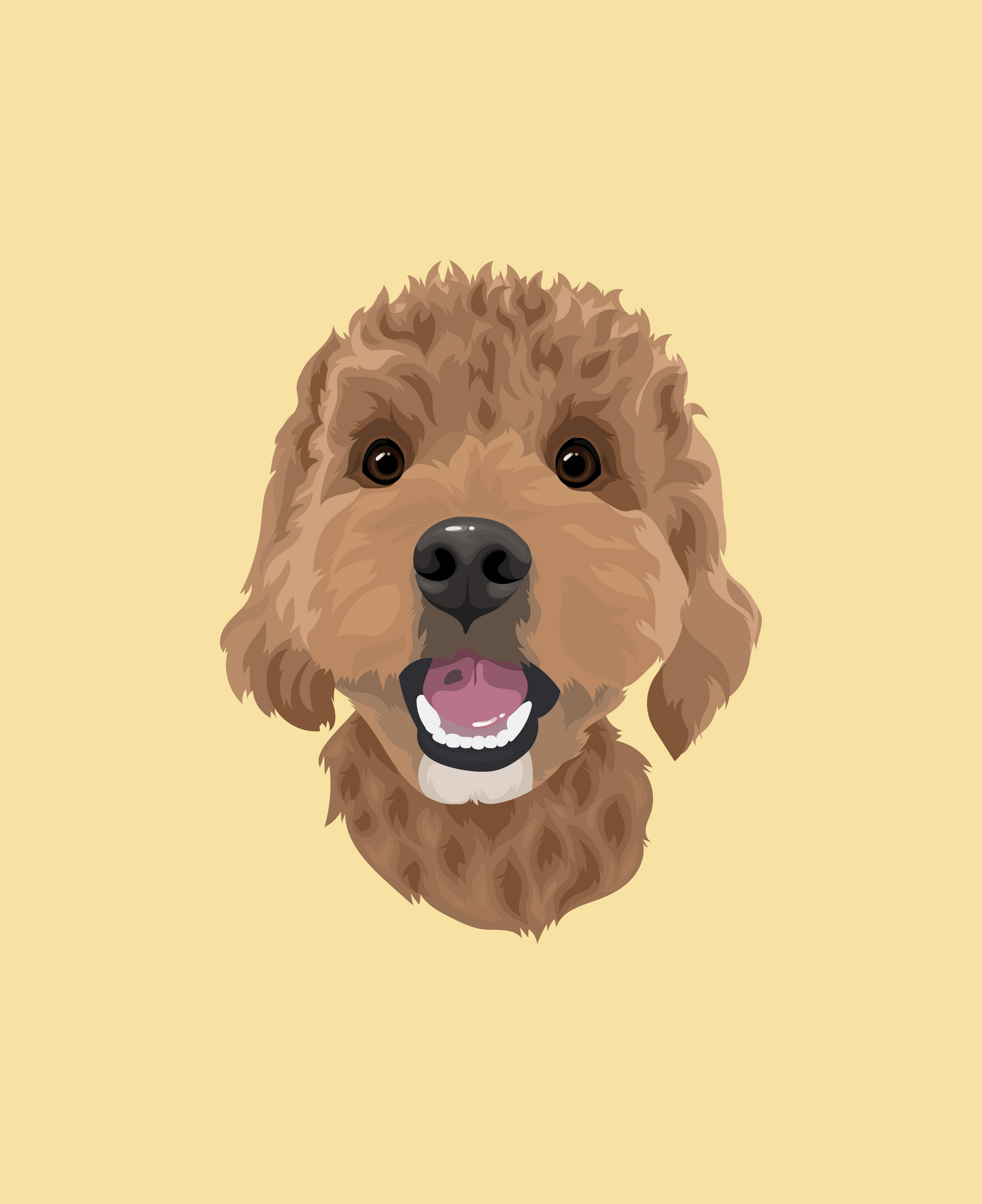 Custom Vector Pawtrait (Head/Bust) (digital)