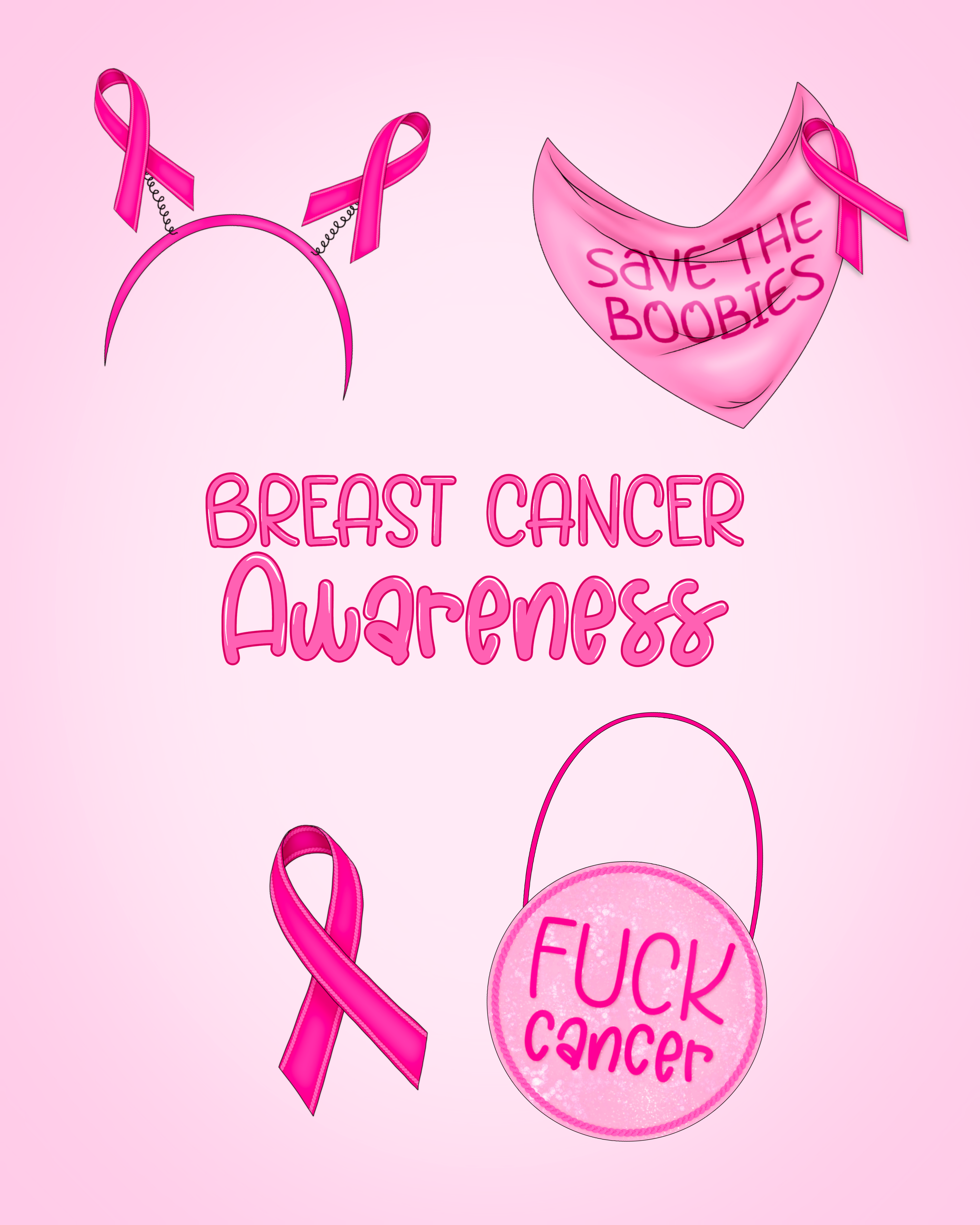 Breast Cancer Awareness Add-Ons