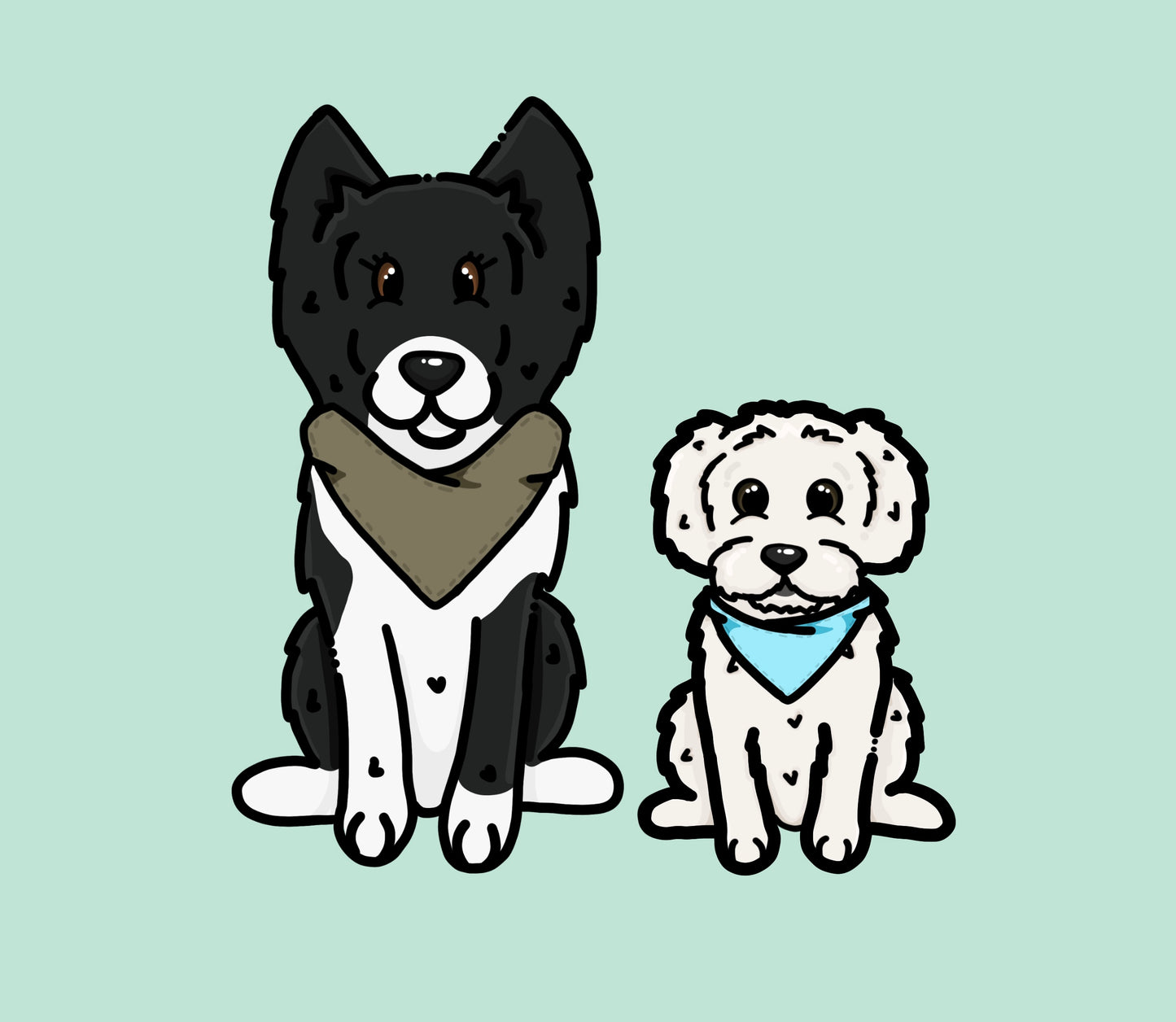 Custom Itty Bitty Pawtrait (digital)