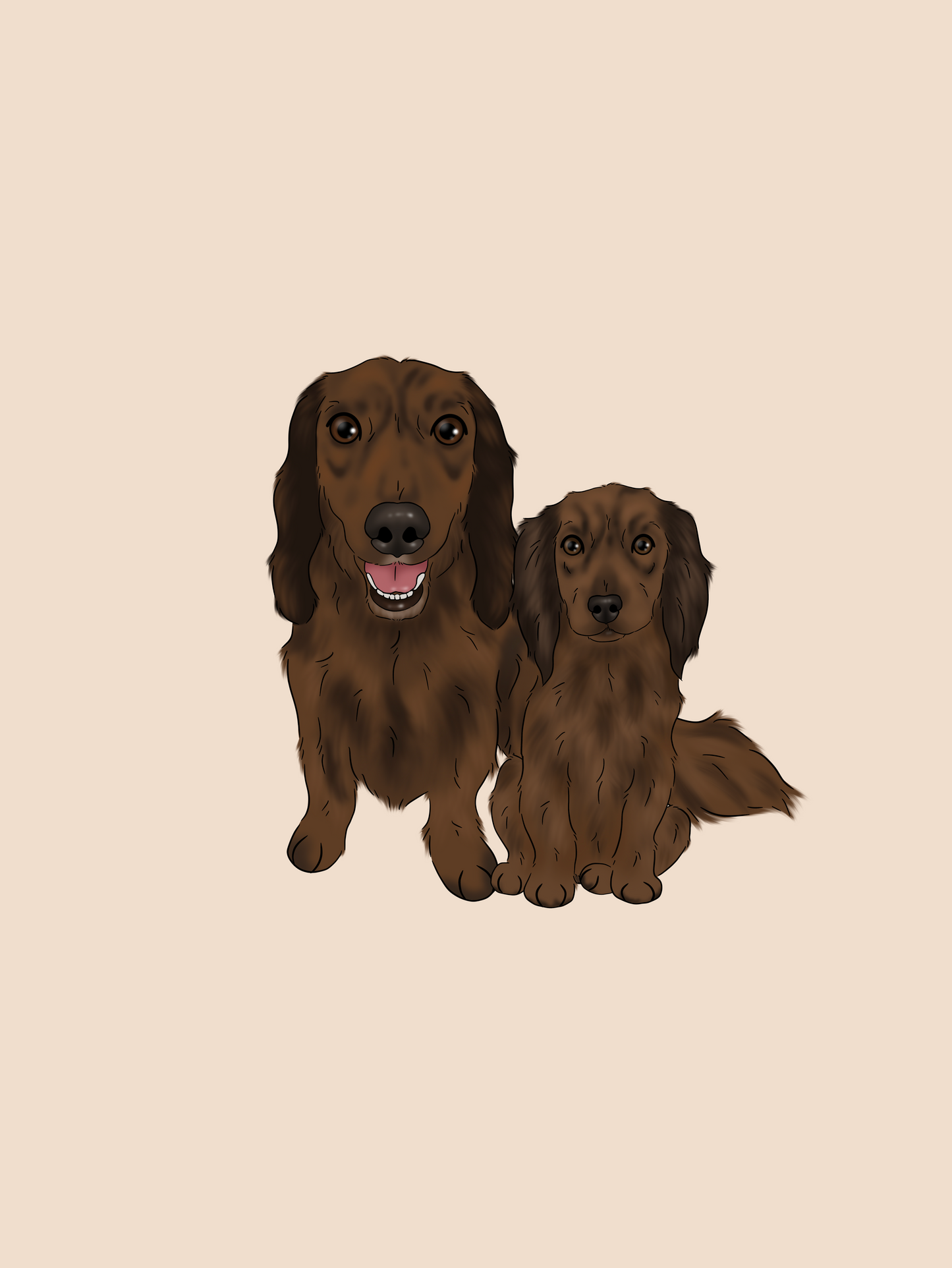 Pawtraits Through Time - Custom Cartoon Pawtrait (digital)