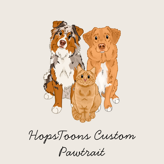HopsToons Custom Pawtrait