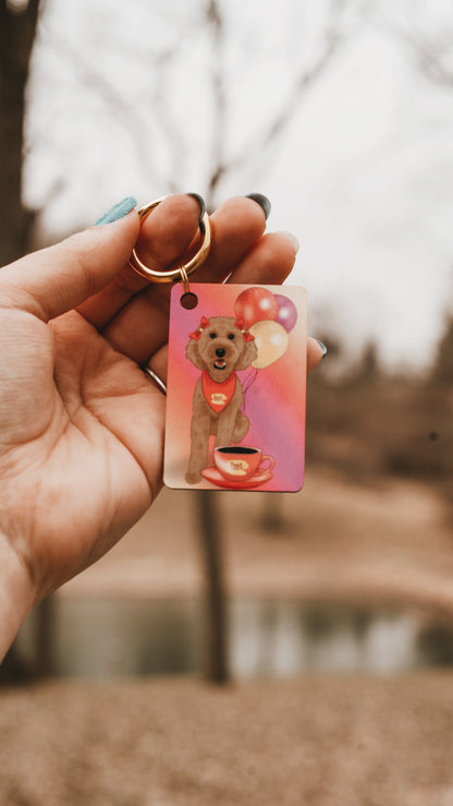 Custom Pawtrait Keychain